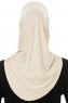 Hanfendy Cross Logo - Hijab One-Piece Beige