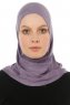Hanfendy Cross Logo - Hijab One-Piece Morado Oscuro