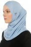 Hanfendy Cross Logo - Hijab One-Piece Azul Claro