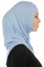 Hanfendy Cross Logo - Hijab One-Piece Azul Claro