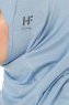 Hanfendy Cross Logo - Hijab One-Piece Azul Claro