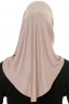 Hanfendy Cross Logo - Hijab One-Piece Piedra Gris