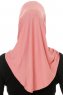 Hanfendy Cross Logo - Hijab One-Piece Rosa Oscuro