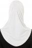 Micro Plain - Hijab One-Piece Blanco