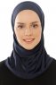 Micro Plain - Hijab One-Piece Azul Marino