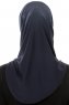 Micro Plain - Hijab One-Piece Azul Marino