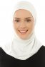 Micro Plain - Hijab One-Piece Crema
