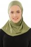 Micro Plain - Hijab One-Piece Verde Oliva