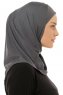 Micro Plain - Hijab One-Piece Antracita