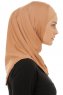 Micro Plain - Hijab One-Piece Caramelo