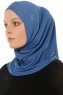 Micro Cross - Hijab One-Piece Azul Claro