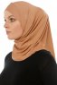 Micro Cross - Hijab One-Piece Caramelo