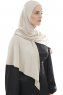 Ajda - Hijab Taupe Claro Con Cremallera