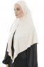 Ajda - Hijab Beige Con Cremallera