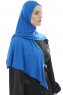 Ajda - Hijab Azul Con Cremallera