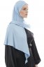 Ajda - Hijab Azul Claro Con Cremallera