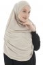 Roxelana - Hijab Al Amira Taupe Claro Larga