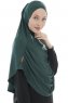 Roxelana - Hijab Al Amira Verde Oscuro Larga