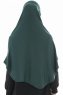 Roxelana - Hijab Al Amira Verde Oscuro Larga