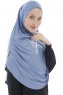 Roxelana - Hijab Al Amira Índigo Larga