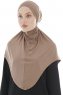 Sefa - Hijab Al Amira Taupe Oscuro One-Piece