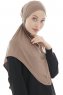 Sefa - Hijab Al Amira Taupe Oscuro One-Piece