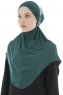 Sefa - Hijab Al Amira Verde Oscuro One-Piece