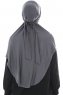 Sefa - Hijab Al Amira Gris Oscuro One-Piece