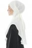 Ebrar - Hijab Al Amira Crepe Chiffon Creme