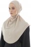 Ebrar - Hijab Al Amira Crepe Chiffon Taupe Claro