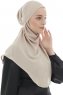 Ebrar - Hijab Al Amira Crepe Chiffon Taupe Claro
