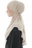 Ebrar - Hijab Al Amira Crepe Chiffon Taupe Claro