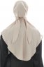 Ebrar - Hijab Al Amira Crepe Chiffon Taupe Claro