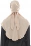 Ebrar - Hijab Al Amira Crepe Chiffon Beige