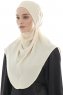 Ebrar - Hijab Al Amira Crepe Chiffon Beige Claro