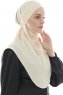 Ebrar - Hijab Al Amira Crepe Chiffon Beige Claro