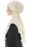 Ebrar - Hijab Al Amira Crepe Chiffon Beige Claro