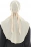 Ebrar - Hijab Al Amira Crepe Chiffon Beige Claro