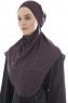 Ebrar - Hijab Al Amira Crepe Chiffon Púrpura