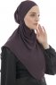 Ebrar - Hijab Al Amira Crepe Chiffon Púrpura