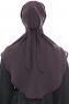 Ebrar - Hijab Al Amira Crepe Chiffon Púrpura