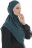 Ebrar - Hijab Al Amira Crepe Chiffon Verde Oscuro