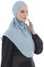 Ebrar - Hijab Al Amira Crepe Chiffon Azul Claro