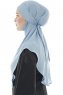 Ebrar - Hijab Al Amira Crepe Chiffon Azul Claro