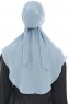 Ebrar - Hijab Al Amira Crepe Chiffon Azul Claro