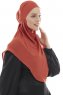 Ebrar - Hijab Al Amira Crepe Chiffon Ladrillo
