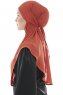 Ebrar - Hijab Al Amira Crepe Chiffon Ladrillo