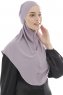 Ebrar - Hijab Al Amira Crepe Chiffon Piedra Gris