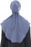 Ebrar - Hijab Al Amira Crepe Chiffon Indigo