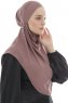 Ebrar - Hijab Al Amira Crepe Chiffon Ciruelas